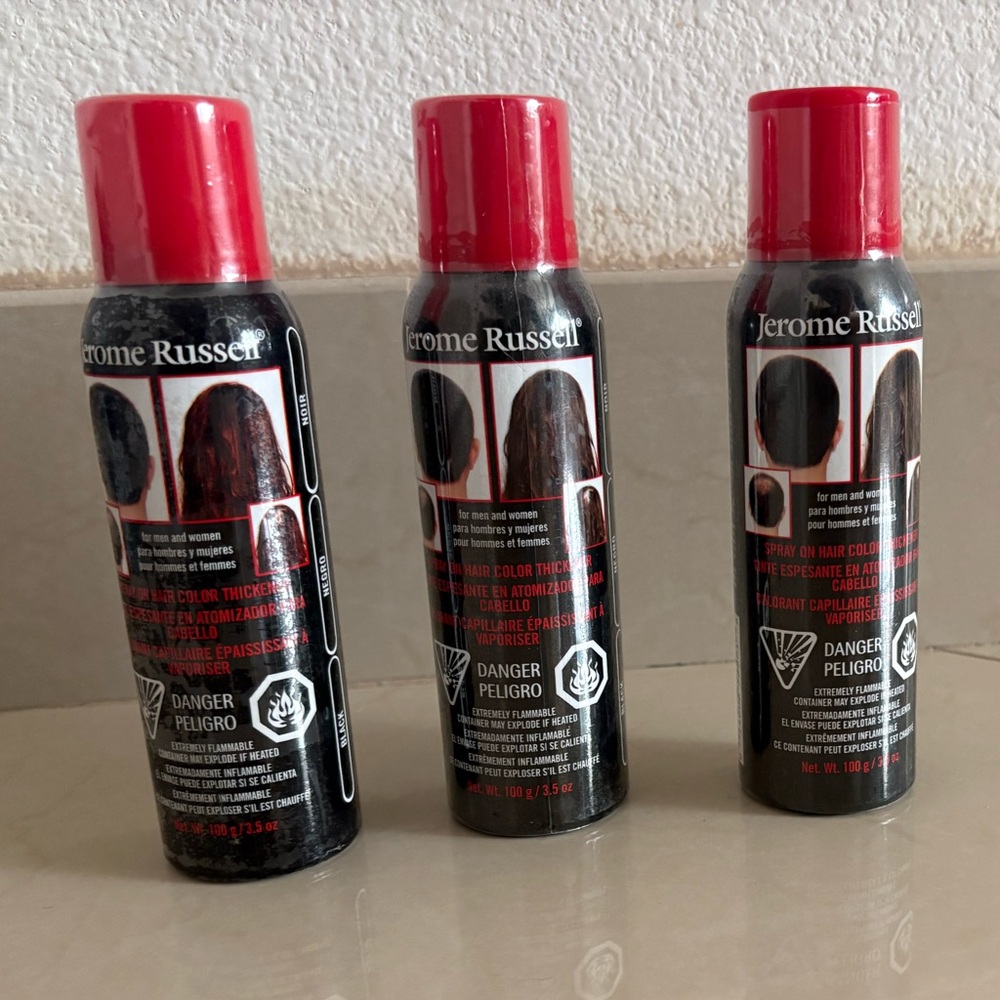 Jerome Russell. Men Grooming Temporary Hair Color Spray